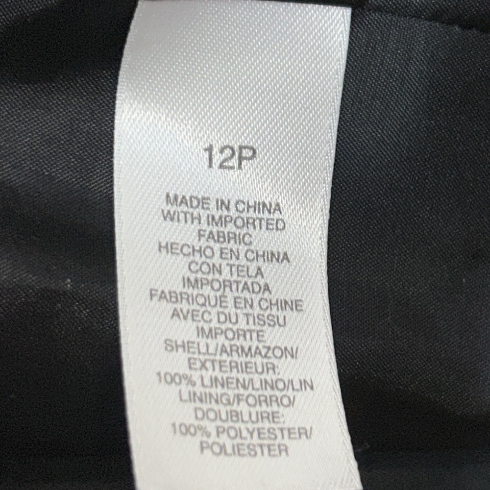 NWT Liz Claiborne Black & White Tweed “Dress Rehearsal” Size 12P - Picture 15 of 15